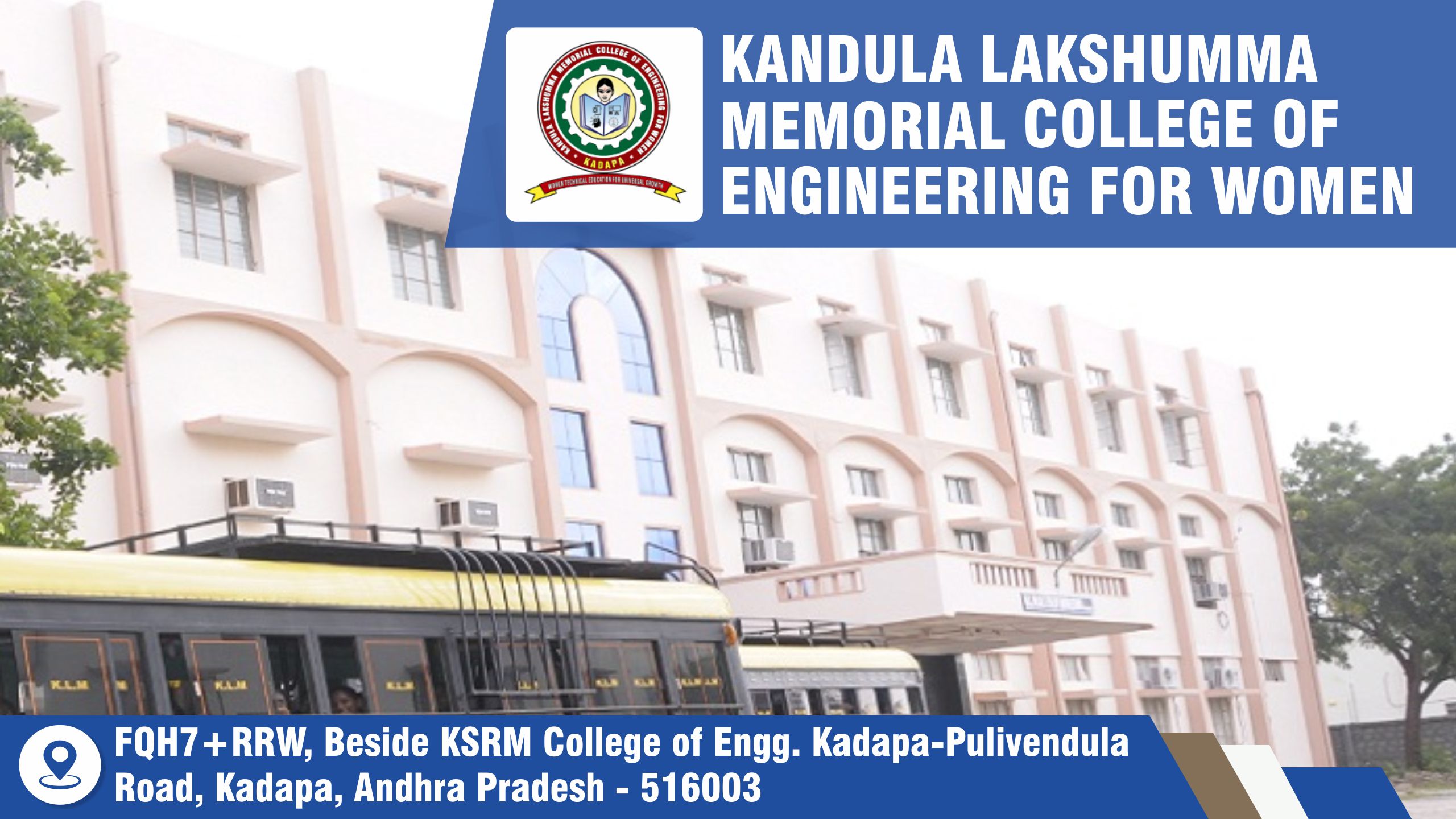 Out Side View of Kandula Lakshumma Memorial College Of Engineering For Women